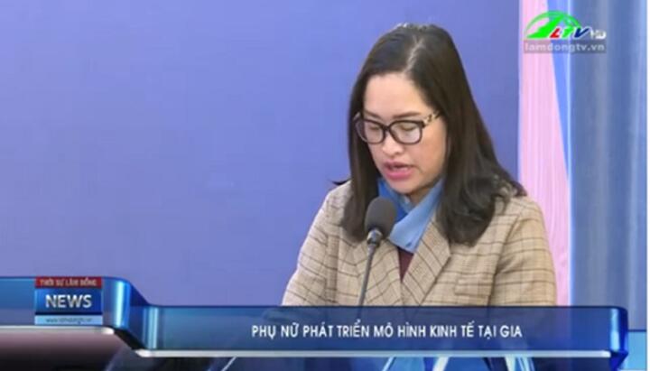 Phụ nữ phát triển mô hình kinh tế tại gia