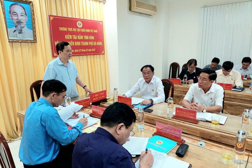 Trung ương Hội CCB Việt Nam làm việc với Hội CCB TP Đà Nẵng