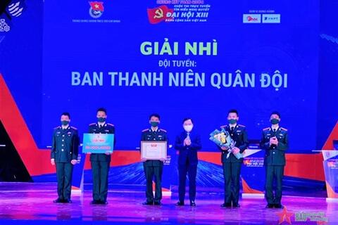 Thanh niên Quân đội giành giải nhì Cuộc thi trực tuyến tìm hiểu Nghị quyết Đại hội XIII của Đảng