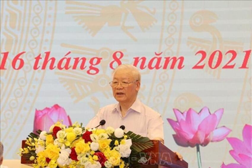 Tổng Bí thư Nguyễn Phú Trọng: Tiếp tục tăng cường xây dựng và củng cố vững chắc khối đại đoàn kết toàn dân tộc