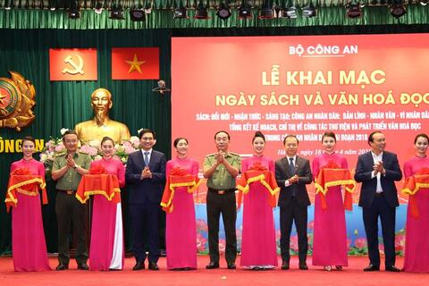 Khai mạc Ngày Sách và Văn hóa đọc trong Công an nhân dân năm 2023