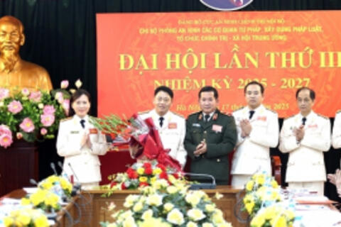Đại hội điểm trong Đảng bộ Cục An ninh chính trị nội bộ