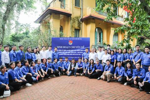 Đoàn TNCS Hồ Chí Minh Bộ Nội vụ: Sinh hoạt chuyên đề chào mừng 70 năm Chiến thắng Điện Biên Phủ