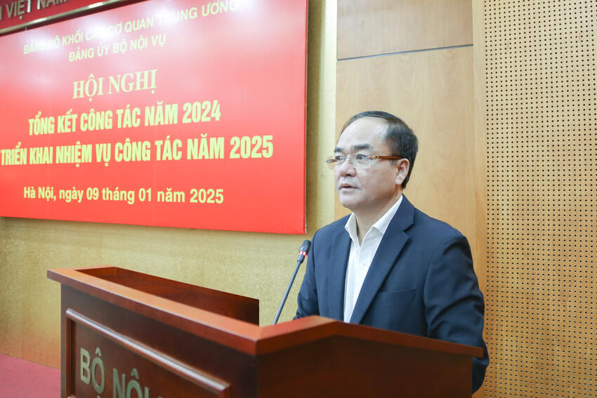 Đảng ủy Bộ Nội vụ triển khai nhiệm vụ công tác năm 2025