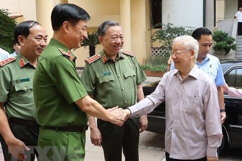 Tổng bí thư Nguyễn Phú Trọng: 'Phát huy vai trò gương mẫu, đi đầu trong xây dựng, chỉnh đốn Đảng'