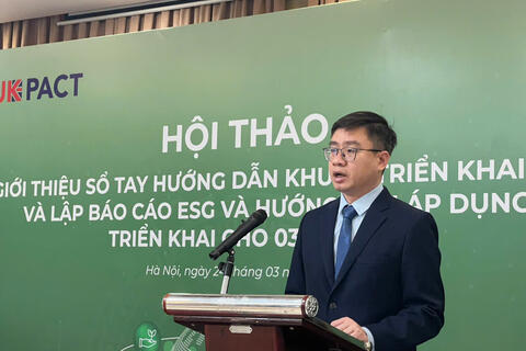 Ra mắt Sổ tay ESG - hướng dẫn thực hành bền vững cho các doanh nghiệp ngành Tài chính, Bất động sản – Xây dựng và Sản xuất