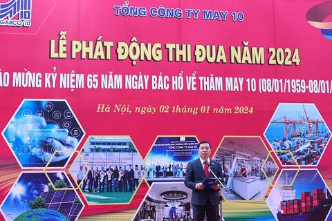 May 10 phát động thi đua đầu năm, phấn đấu năm 2024 đạt doanh thu là 4.500 tỷ đồng