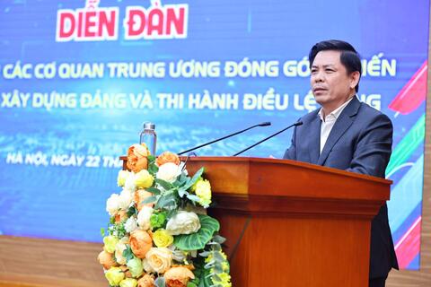Tuổi trẻ Khối các cơ quan Trung ương đóng góp ý kiến về công tác xây dựng Đảng và thi hành Điều lệ Đảng