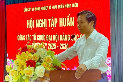 Nâng cao chất lượng cán bộ cấp ủy các cấp trong Đảng bộ Bộ Nông nghiệp và PTNT