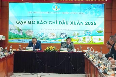 Gặp gỡ báo chí đầu Xuân 2025