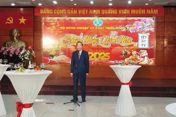 Lãnh đạo Bộ gặp mặt chúc Tết cán bộ, công chức, viên chức và người lao động Xuân Ất Tỵ 2025