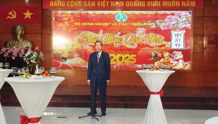 Lãnh đạo Bộ gặp mặt chúc Tết cán bộ, công chức, viên chức và người lao động Xuân Ất Tỵ 2025
