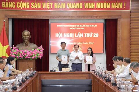 Hội nghị Ban Chấp hành Đảng bộ Bộ VHTTDL lần thứ 20