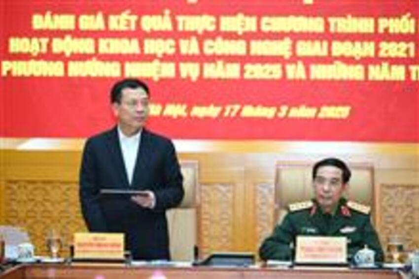 KH&CN là mũi nhọn tiên phong góp phần xây dựng Quân đội cách mạng, chính quy, tinh nhuệ, hiện đại