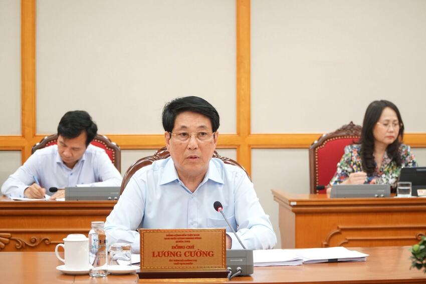 Bộ Chính trị làm việc với 6 Ban Thường vụ Tỉnh uỷ các tỉnh: Đồng Nai, Vĩnh Long, Đồng Tháp, Quảng Trị, Thái Nguyên, Phú Thọ