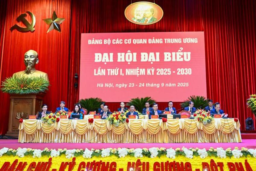 Đại hội đại biểu Đảng bộ các cơ quan Đảng Trung ương lần thứ nhất