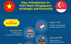 INFOGRAPHICS: Key milestones in Viet Nam-Singapore 
strategic partnership