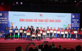 Chương trình Vinh quang Thể thao Việt Nam 2025: Tôn vinh 26 tập thể, cá nhân tiêu biểu