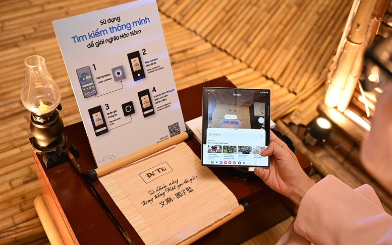 Trải nghiệm hành trình khoa cử tại Văn Miếu - Quốc Tử Giám nhờ 'cầu nối' Galaxy AI