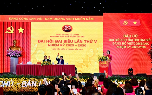 Vietcombank tổ chức thành công Đại hội đại biểu Đảng bộ lần thứ V, nhiệm kỳ 2025 – 2030