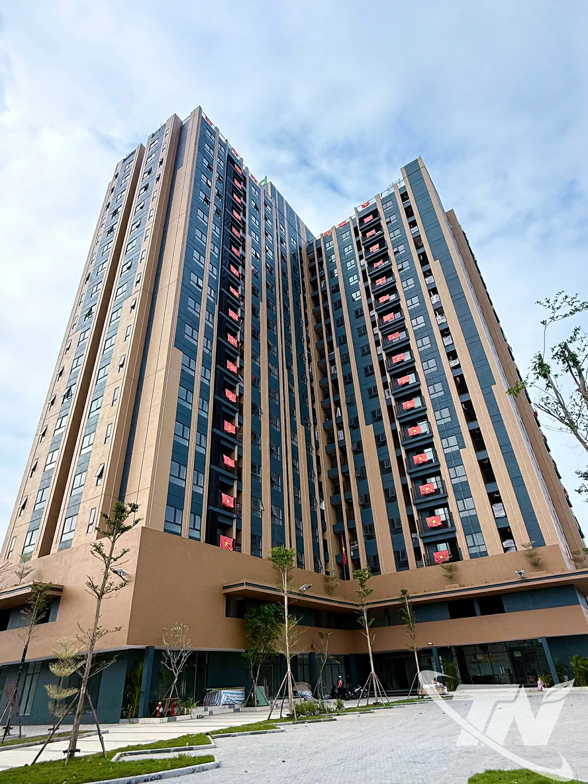 Kiến trúc NOXH bên trong và ngoài, không thua kém nhà ở thương mại.