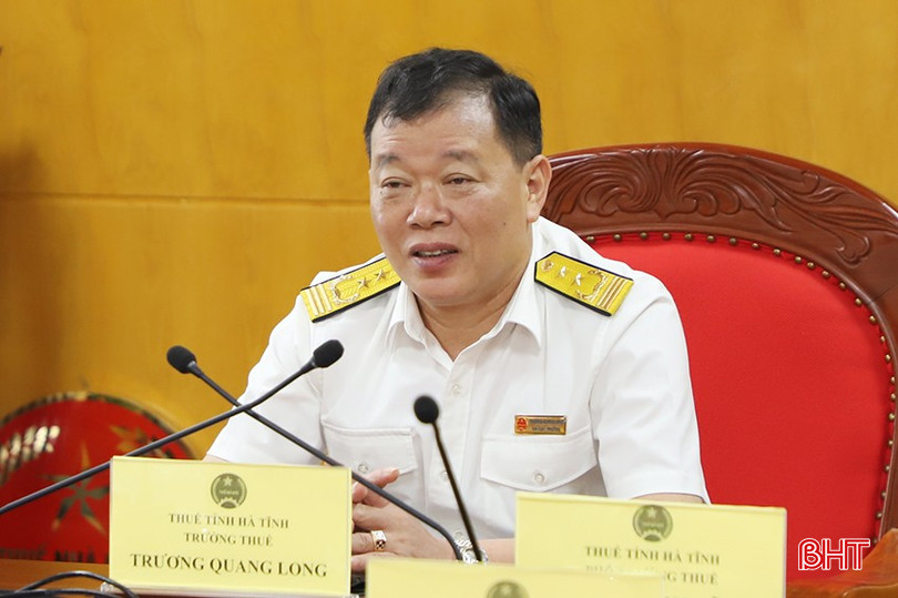 Ông Trương Quang Long – Chi cục trưởng Chi cục Thuế khu vực XI được bổ nhiệm giữ chức Trưởng Thuế tỉnh Hà Tĩnh. bqbht_br_1.jpg