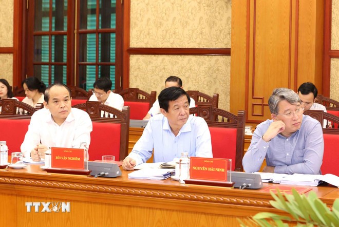 Đại biểu tham dự Phiên họp thứ 28 Ban Chỉ đạo Trung ương về phòng, chống tham nhũng, lãng phí, tiêu cực. (Ảnh: Phương Hoa/TTXVN) Đại biểu tham dự Phiên họp thứ 28 Ban Chỉ đạo Trung ương về phòng, chống tham nhũng, lãng phí, tiêu cực. (Ảnh: Phương Hoa/TTXVN)