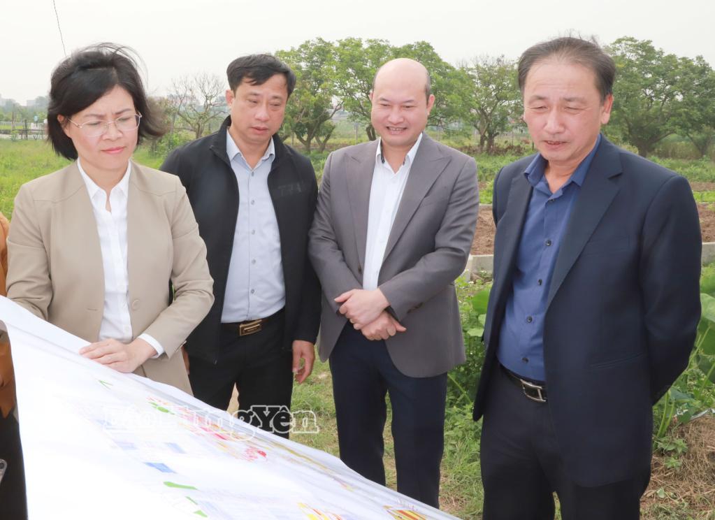 Đồng chí Phó Chủ tịch UBND tỉnh Nguyễn Hùng Nam kiểm tra thực địa dự án.