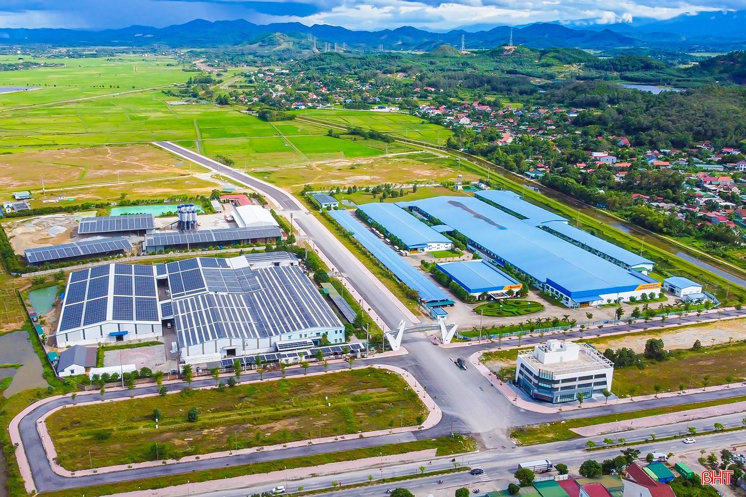 Cụm công nghiệp Đức Thọ góp phần thúc đẩy phát triển kinh tế. image.jpg