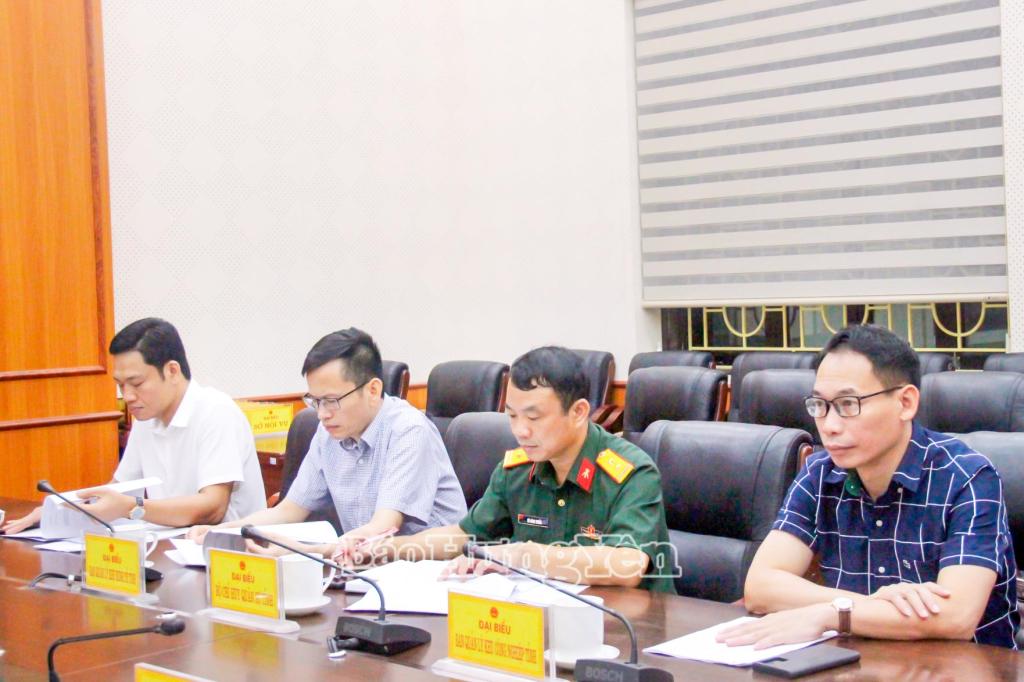 Các đại biểu dự hội nghị tại điểm cầu tỉnh Hưng Yên.