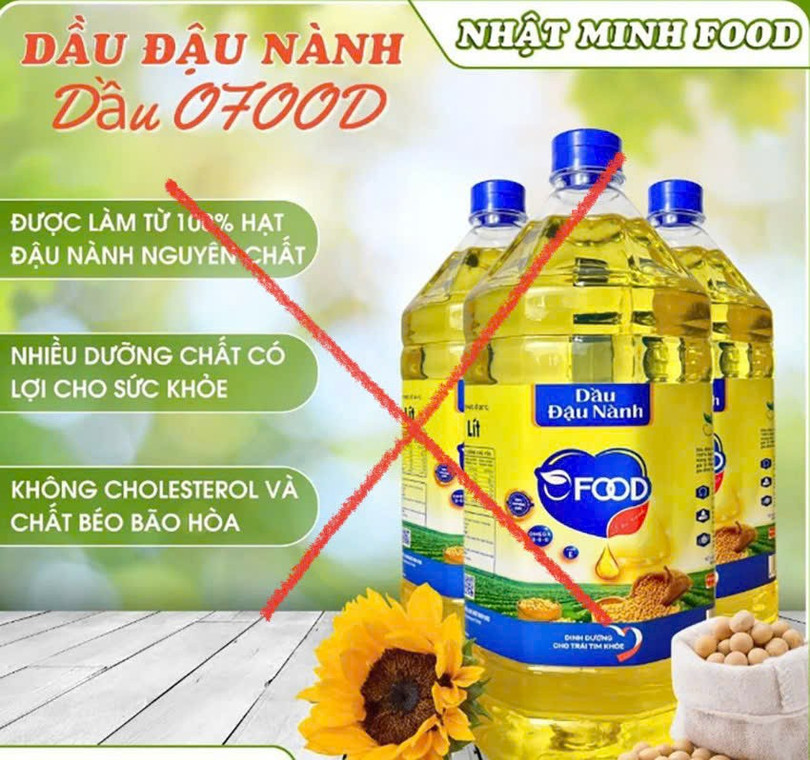 Công ty Nhật Minh Food vừa được cơ quan chức năng xác định sử dụng dầu ăn dành cho thức ăn chăn nuôi chế biến thành dầu ăn cho người. Ảnh chụp màn hình. z6752645988803-3a4909cca7480c3835940369f3c317e6.jpg