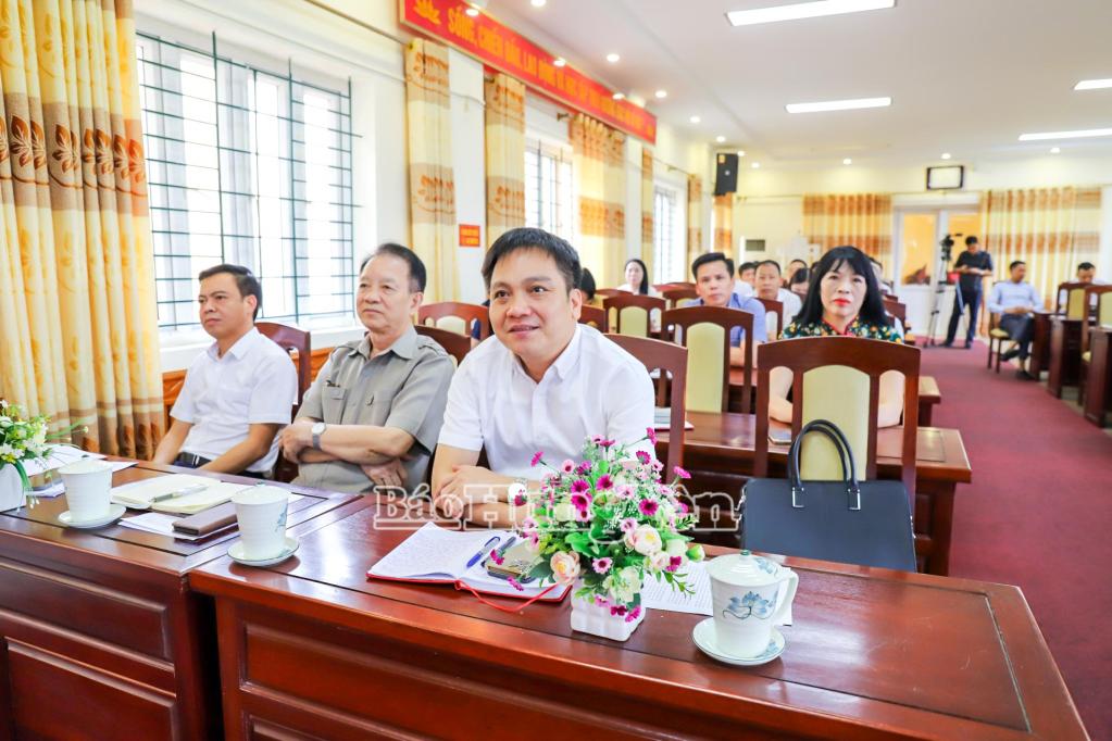 Các đại biểu dự hội nghị tại điểm cầu Hưng Yên.