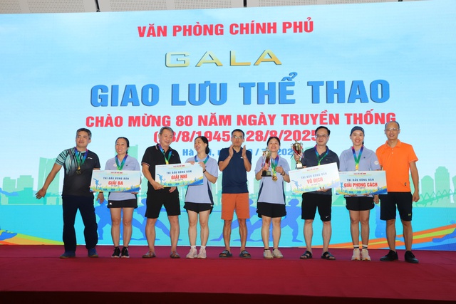 Sôi nổi hoạt động giao lưu thể thao nhân Ngày truyền thống Văn phòng Chính phủ- Ảnh 16.
