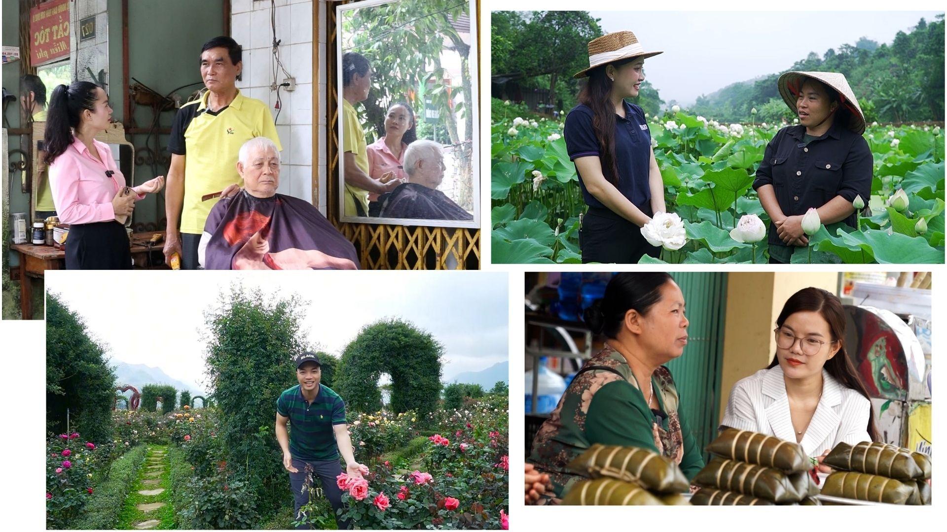 Các phóng viên thực hiện chương trình trong tiểu mục "Sáng nay ở đây". Các phóng viên thực hiện chương trình trong tiểu mục "Sáng nay ở đây".