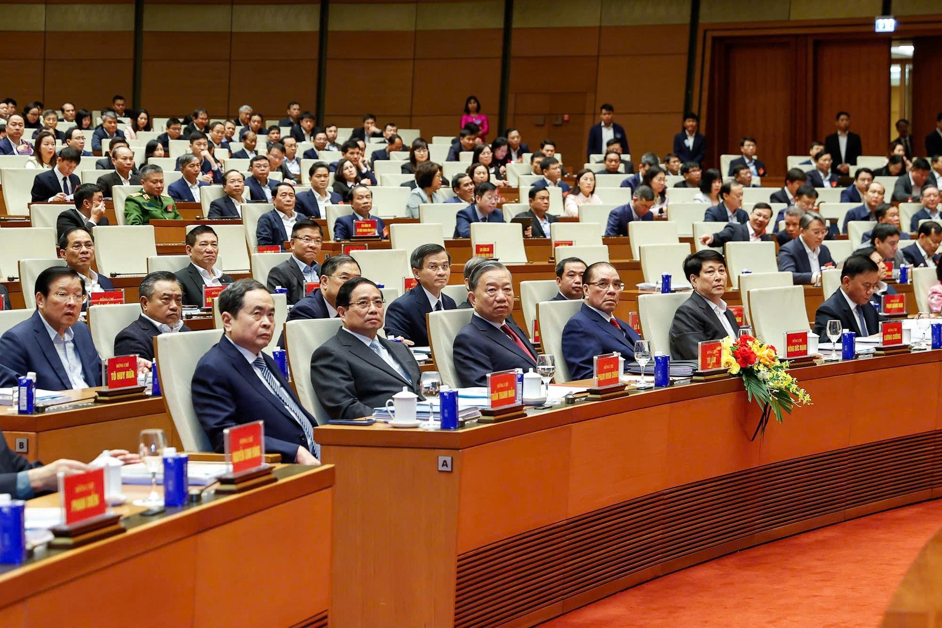 Các đại biểu tham dự hội nghị tại điểm cầu Trung ương. Ảnh: Nhật Nam