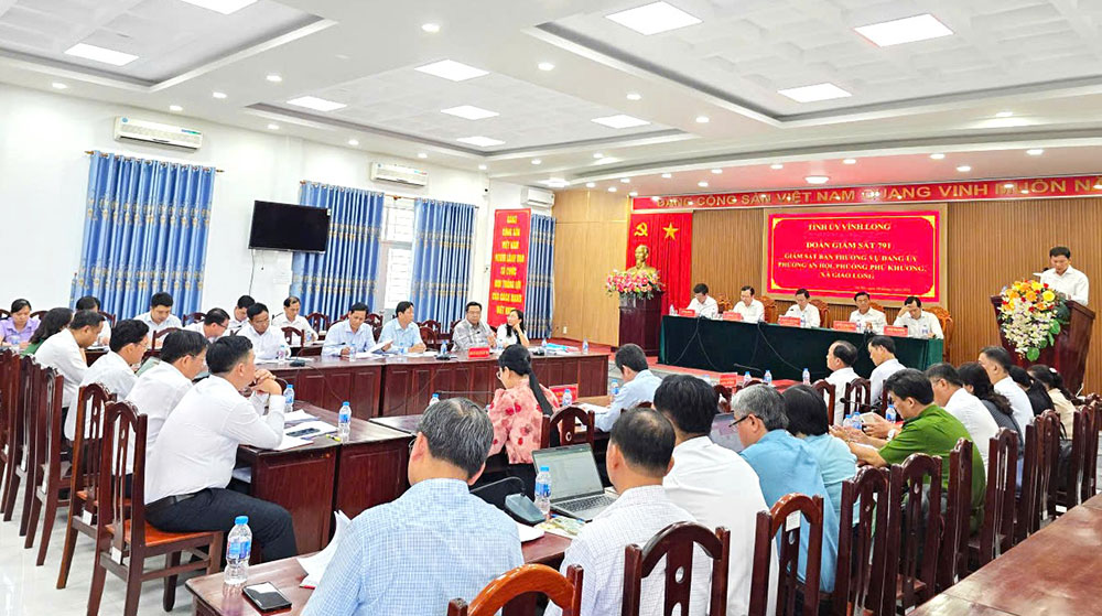 Quang cảnh buổi giám sát.