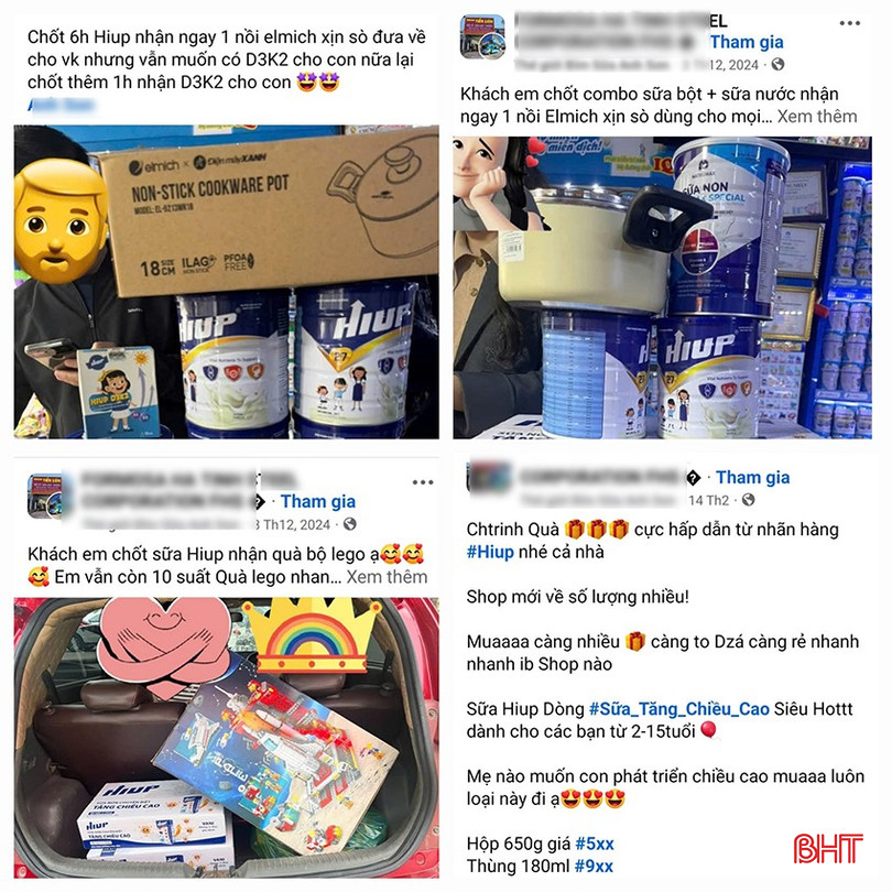 Sữa Hiup 27 từng được quảng cáo rầm rộ trên một diễn đàn mạng xã hội ở khu vực Hà Tĩnh. bqbht_br_z6752261907109-4b305374ac975b8d4ad77845308174de.jpg