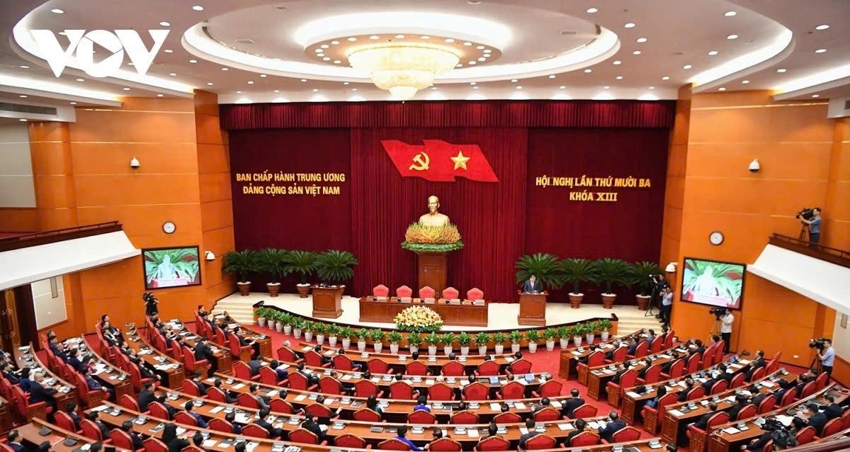 Toàn cảnh Hội nghị Trung ương 13 khóa XIII