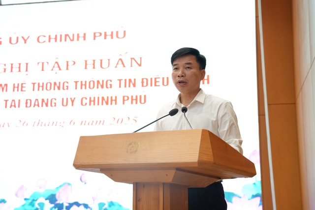 Tập huấn triển khai phần mềm hệ thống thông tin điều hành tác nghiệp tại Đảng bộ Chính phủ- Ảnh 2.