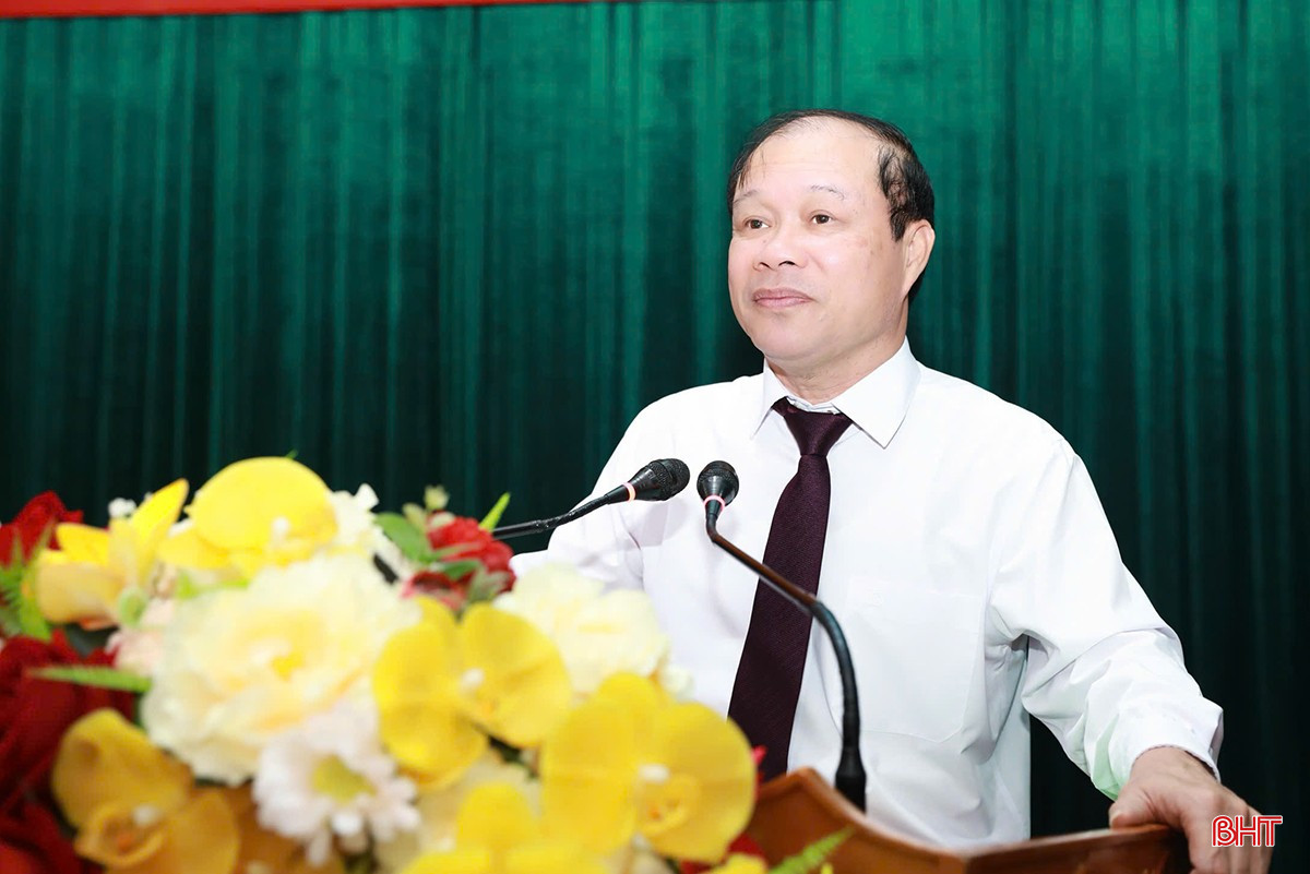 Bí thư Đảng uỷ phường Sông Trí Nguyễn Hoài Sơn kết luận hội nghị. bqbht_br_z6782817856854-deab6962ed59982f40cd7426c38d1c5f.jpg