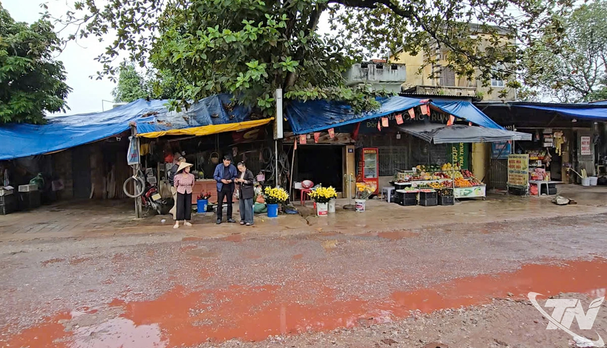 Đường ga Lưu Xá.