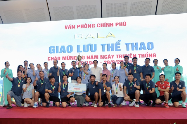 Sôi nổi hoạt động giao lưu thể thao nhân Ngày truyền thống Văn phòng Chính phủ- Ảnh 23.