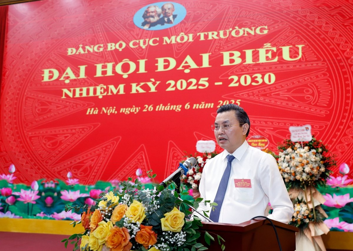 Đảng bộ Cục Môi trường xác định rõ ba đột phá chiến lược: về thể chế, chính sách pháp luật; về đầu tư cho bảo vệ môi trường; và về thực thi chính sách, pháp luật. Ảnh: Khương Trung.