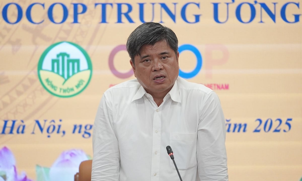 Thứ trưởng Trần Thanh Nam: Sản phẩm OCOP đang ngày càng chứng tỏ được vị trí, thương hiệu. Ảnh: Bảo Thắng.