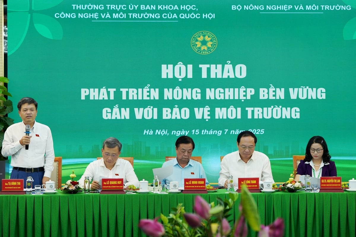Nhiều tham luận có tính ứng dụng cao được nêu tại hội thảo. Ảnh: Bảo Thắng.