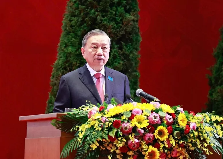 Tổng Bí thư Tô Lâm phát biểu chỉ đạo tại phiên khai mạc Đại hội Đại biểu Đảng bộ TP. Hà Nội lần thứ XVIII. (Ảnh: Nhật Bắc) Tổng Bí thư Tô Lâm phát biểu chỉ đạo tại phiên khai mạc Đại hội Đại biểu Đảng bộ TP. Hà Nội lần thứ XVIII. (Ảnh: Nhật Bắc)