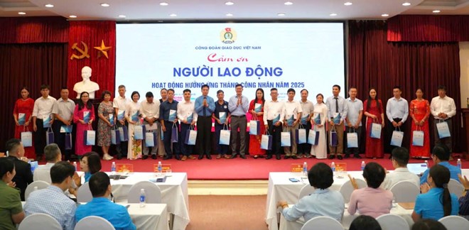 Công đoàn Giáo dục Việt Nam tổ chức 246 cuộc kiểm tra việc chấp hành Điều lệ