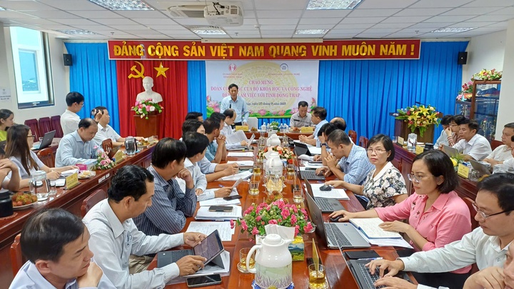 Lĩnh vực KH&CN góp phần quan trọng trong vận hành chính quyền hai cấp tỉnh Đồng Tháp - Ảnh 1.