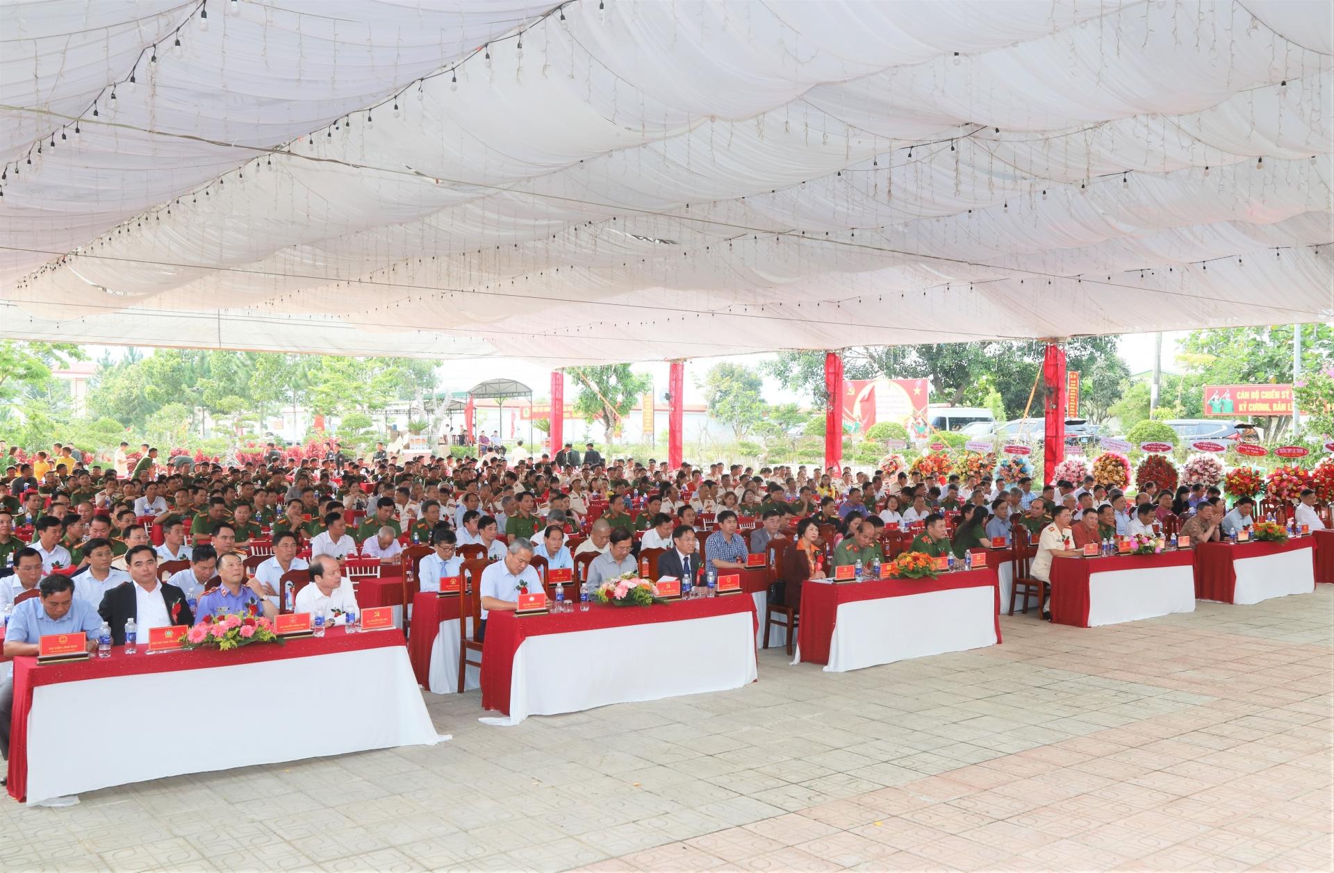 Quang cảnh buổi Lễ kỷ niệm 50 năm Ngày thành lập Trại giam Đại Bình