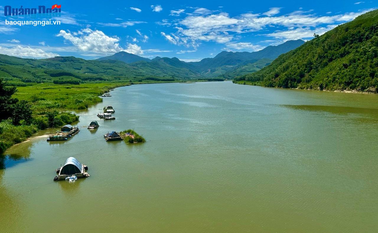 Khu vực lòng hồ công trình đầu mối thủy lợi Thạch Nham thuộc xã Sơn Nham (Sơn Hà) sẽ ưu tiên nạo vét trong năm 2025.